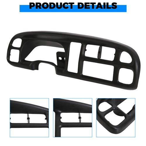 Solid Spare Dash Pad Instrument Panel Replacement For Dodge Ram 98-01 1500 + 98-02 2500 3500