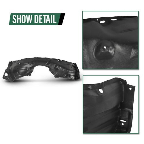 Solid Spare Front Fender Liner Splash Shield LH Side Fit For 2018 2019 2020 Toyota Camry
