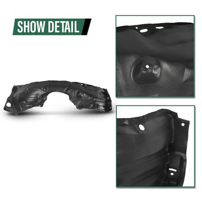 Solid Spare Front Fender Liner Splash Shield LH Side Fit For 2018 2019 2020 Toyota Camry