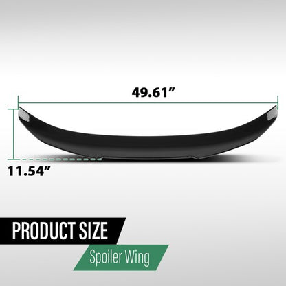 Solid Spare Fit For 20-22 BMW 2 Series F44 PSM Style Gloss Black Rear Trunk Spoiler Wing