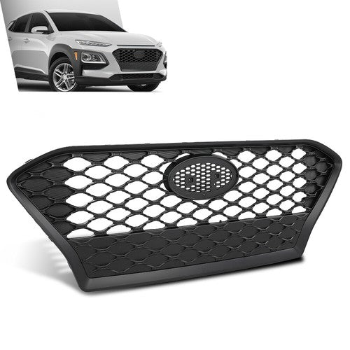 Solid Spare Front Bumper Upper Grille Grill Black 86350J9000 Fit For 2018-2021 Hyundai Kona