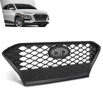 Solid Spare Front Bumper Upper Grille Grill Black 86350J9000 Fit For 2018-2021 Hyundai Kona