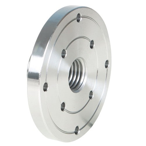 Solid Spare 4 Inch Steel Wood Lathe Face Plate 1 Inch x 8TPI Threaded with Locking