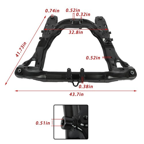 Solid Spare For Honda Accord 15-17 L4 2.4L 47759884 Front Subframe Crossmember Engine Cradle