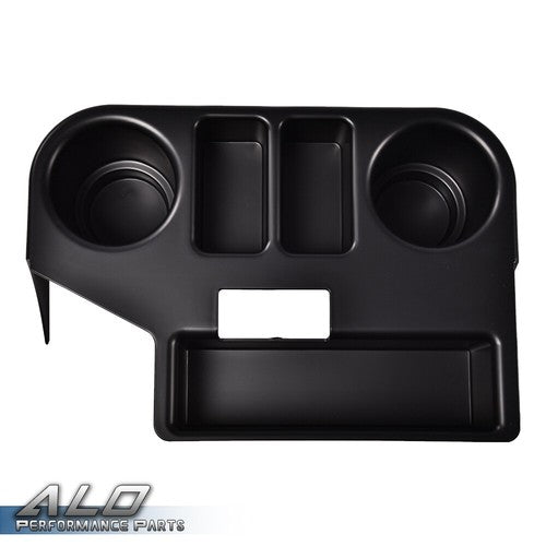Solid Spare Fit For 1994-1997 Dodge Ram 1500/2500/3500 Front Center Console Cup Holder Black