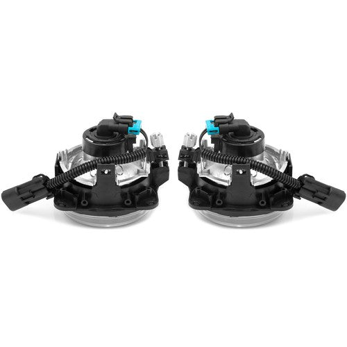 Solid Spare FOR 2000-2004 Ford F-150 Harley Davidson Fog Lights Lamps W/Bulbs Right & Left