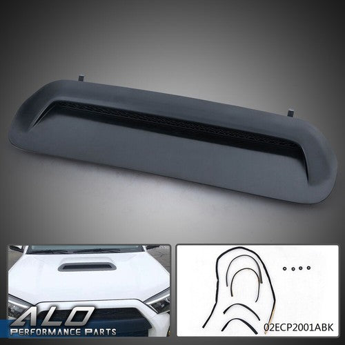 Solid Spare Hood Scoop Bulge Kit Fit For 2010-2021 Toyota 4Runner PRO Matte Black