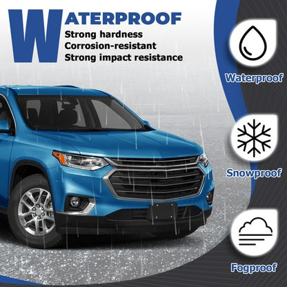 Solid Spare For 18-21 Chevy Traverse Driver/LH+Passenger/RH Fog Lights+Bezel+Harness+Switch