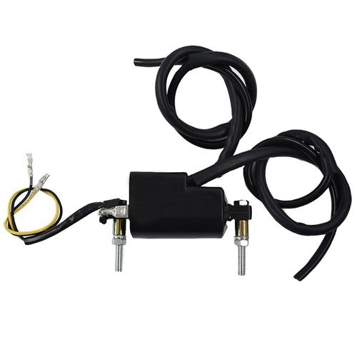 Solid Spare Fit For Honda Kawasaki Yamaha Suzuki CB KZ XS GS 12V Dual Wire Ignition Coil