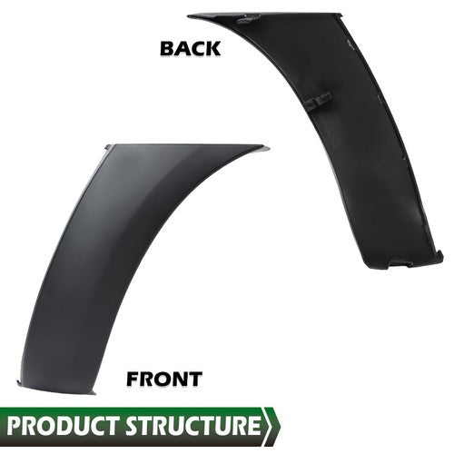 Solid Spare Fit For 2005-2011 Toyota Tacoma Black Front Bumper End Cap Left Side
