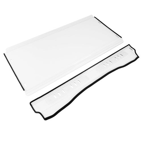 Solid Spare 3-IN-1 Flip Front Clear Windshield Windscreen Vented For Kawasaki Mule Pro FXT