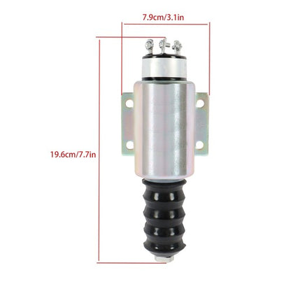 Solid Spare For Solenoid 3 terminals Shut Off Stop Solenoid Valve 2003 SA-3193 12V