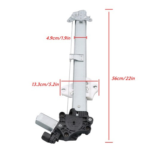Solid Spare Front Right Power Window Regulator W/Motor 751-619 For Honda Accord 2013-17
