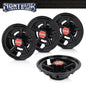 Solid Spare Golf Cart 8" Black Wheel Covers Fit For EZGO, Club Car, Yamaha- Universal