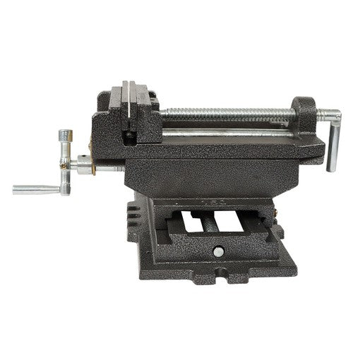 Solid Spare Machine Heavy Duty Cross Drill Press Vise Slide Metal Milling 6" 2 Way Clamp