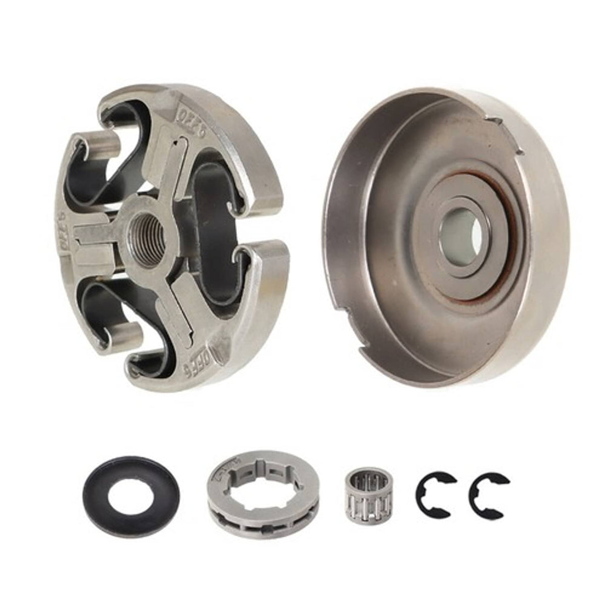 Solid Spare Clutch Drum Sprcoket Kit Fit For Husqvarna 365 X-Torq 372 372XP X-Torq XPX