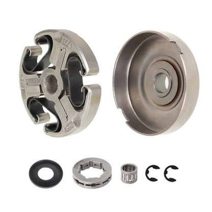 Solid Spare Clutch Drum Sprcoket Kit Fit For Husqvarna 365 X-Torq 372 372XP X-Torq XPX