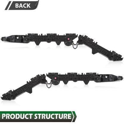 Solid Spare Rear Bumper Retainer Set Fit For 2019-2021 Toyota RAV4 Driver & Passenger Side