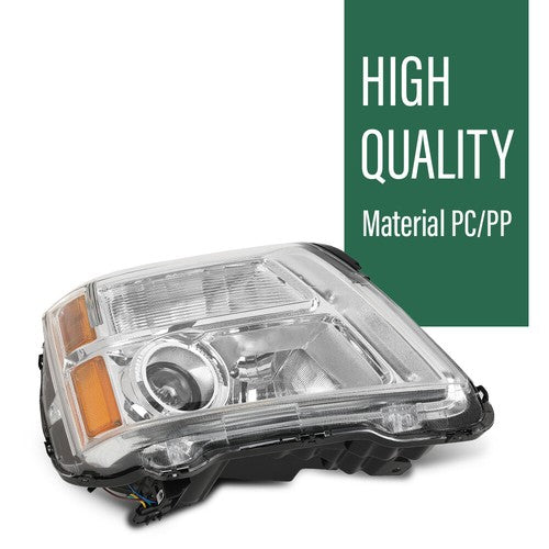 Solid Spare Fit For 2010-2015 GMC Terrain SL/SLT/SLE Halogen Headlights Assembly Left+Right