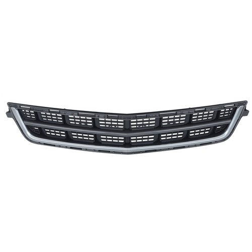 Solid Spare 2Pcs Front Upper Grille + Lower Grille Plastic For Cadillac ATS 2013-2014 Chrome