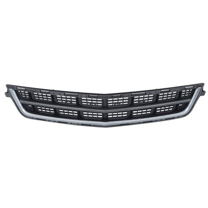 Solid Spare 2Pcs Front Upper Grille + Lower Grille Plastic For Cadillac ATS 2013-2014 Chrome