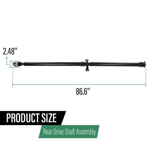 Solid Spare New Rear Prop Driveshaft Fit For 2007-2009 Chevy Equinox Pontiac Torrent 3.4L