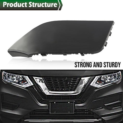 Solid Spare Fit For 2017-2020 Nissan Rogue Front Bumper Tow Hook Cover 622A0-6FL0H