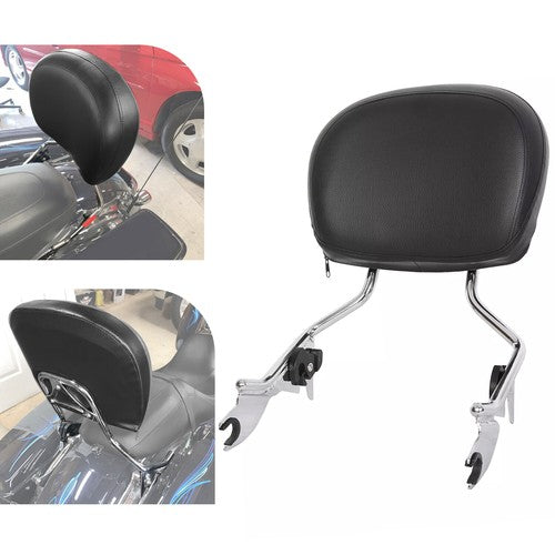 Solid Spare Detachable Backrest Sissy Bar For Harley Davidson Touring Street Glide 2009-2026