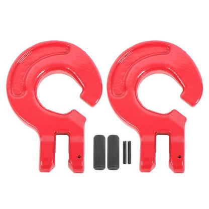 Solid Spare 3/8" G80 Logging Chain Choker Hook - 6900Lbs Working Load Limit Pack of 2