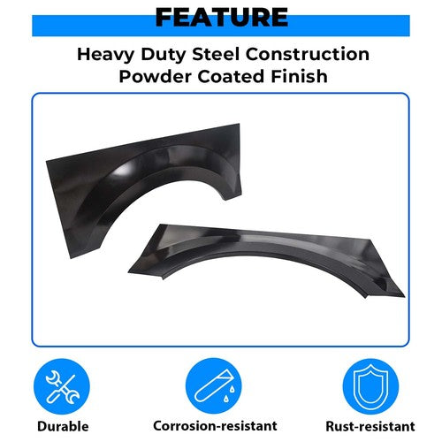 Solid Spare For 2004 2005 2006-2008 Ford F150 Upper Wheel Arch Repair Panels All Models Pair