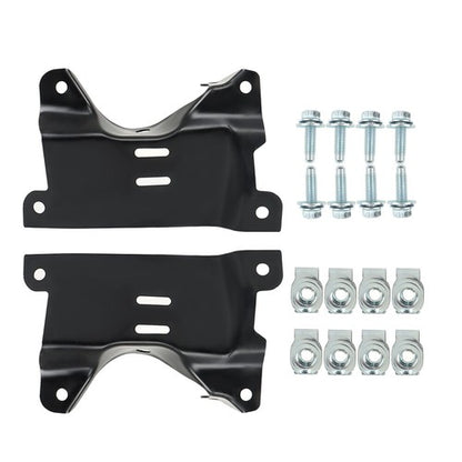 Solid Spare For 2007-2010 Chevy Silverado 2500HD 3500HD Front Bumper Bracket Compatible 2PCS