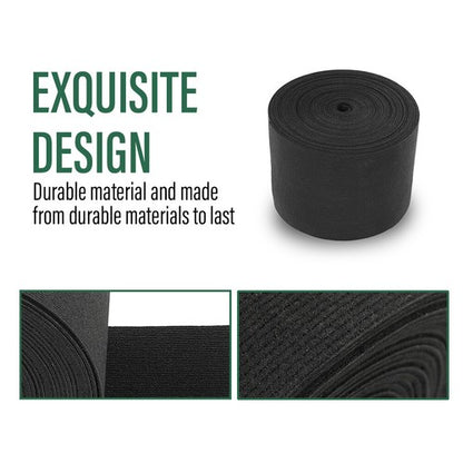 Solid Spare 12" x 100' Ribbed Bunk Carpet / Marine Boat Trailer Runners / Outdoor - Black