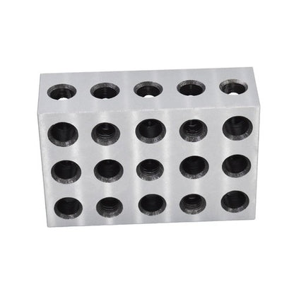 Solid Spare 2-4-6 Blocks 23 Holes Matched Pair Ultra Precision Machinist 246 Jig .0002"