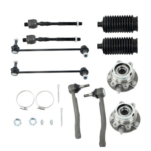 Solid Spare Front Wheel Hub & Bearing Suspension Kit 513294 For Nissan Altima 2.5L 2007-2012