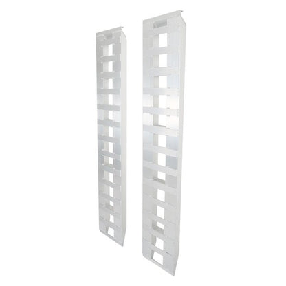 Solid Spare 80"×15" Ramps 6000 LBS 2Pcs Hook end knife Aluminum For Truck Car Auto Trailer