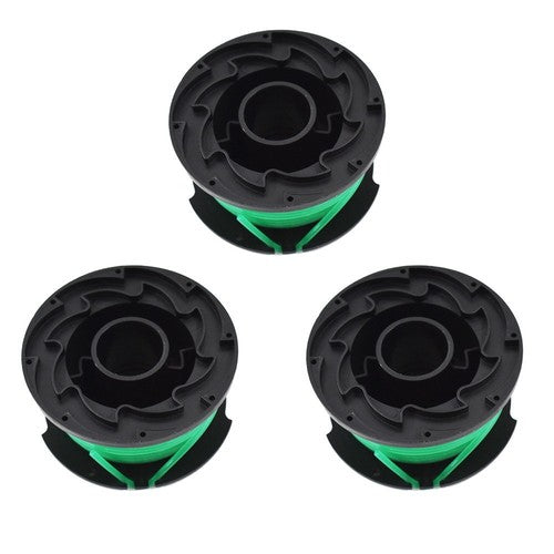 Solid Spare 3 PC SF-080 Auto Feed String Trimmer Spool Line Replacement for Black & Decker