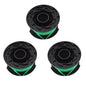Solid Spare 3 PC SF-080 Auto Feed String Trimmer Spool Line Replacement for Black & Decker