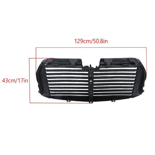 Solid Spare For 15-17 Ford F150 FL3Z8475A Upper Radiator Grille Air Shutter Assembly W/Motor