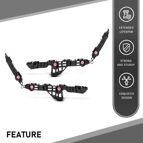 Solid Spare Fit For 2018-2024 Toyota Camry Rear Bumper Bracket Retainer Left+Right Side