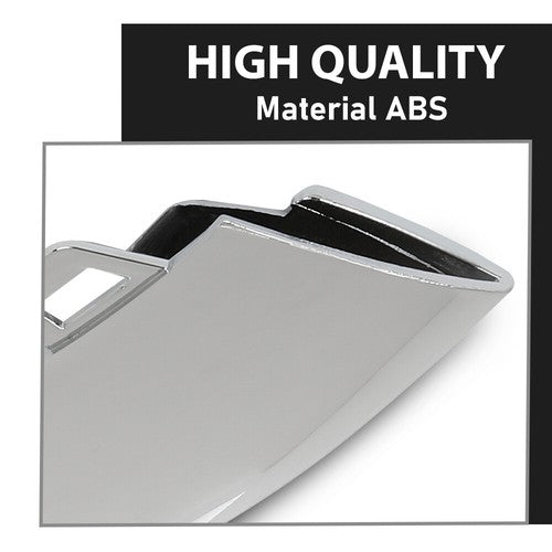 Solid Spare Fit For 18-20 Mercedes-Benz W222 S450/560 Front Bumper Trim Molding Left+Right