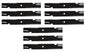 Solid Spare (9) Oregon Blades for 52" Exmark Toro 103-2508 103-6584