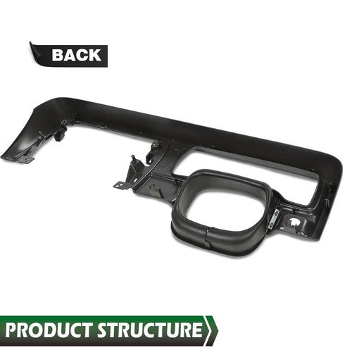 Solid Spare Fit For 97-01 Jeep Cherokee XJ Dash Bezel Trim Speedometer Column Surround New