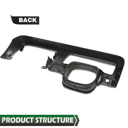 Solid Spare Fit For 97-01 Jeep Cherokee XJ Dash Bezel Trim Speedometer Column Surround New