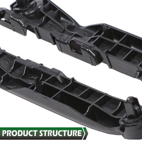Solid Spare Fit For 07-11 Toyota Yaris Hatchback Front Bumper Bracket Right & Left