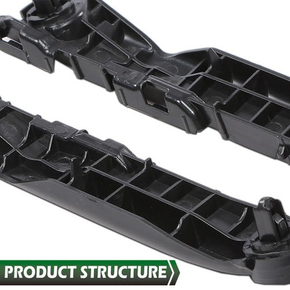 Solid Spare Fit For 07-11 Toyota Yaris Hatchback Front Bumper Bracket Right & Left
