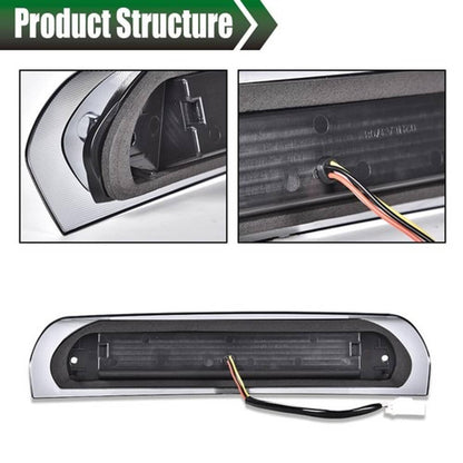 Solid Spare Fit For 2002-2009 Ram 1500 2500 Smoke LED 3rd Tail Brake Light Cargo Lamp
