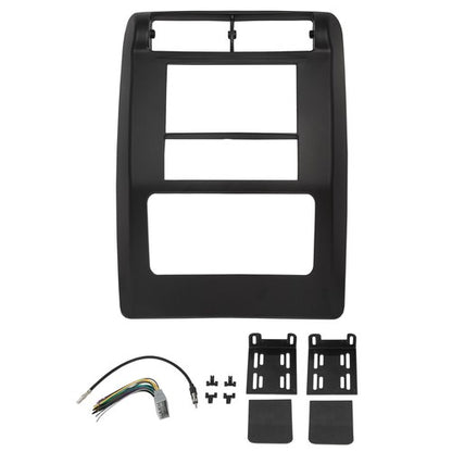 Solid Spare Double Din Dash Kit For 2003-2006 04 Jeep Wrangler TJ Radio Stereo Install Bezel