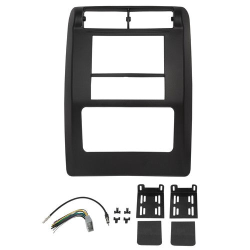 Solid Spare Double Din Dash Kit For 2003-2006 04 Jeep Wrangler TJ Radio Stereo Install Bezel