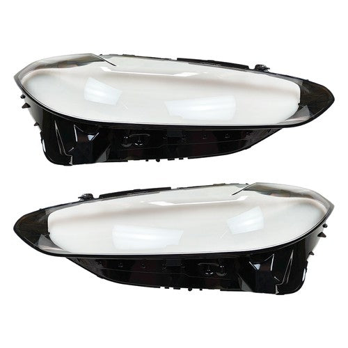 For BMW 4 Series G22 G23 2020-2022 US New A Pair Front Headlamp Lens Cover+Glue
