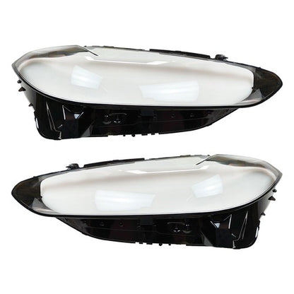 For BMW 4 Series G22 G23 2020-2022 US New A Pair Front Headlamp Lens Cover+Glue